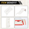 Jeep Wrangler JL JLU (2018-2024) White Rear Door Latch Lock Cover Trim