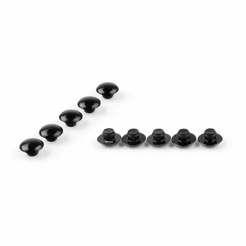 Motorcycle F2 10 x M8 Black Protective Caps
