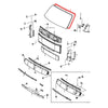 Toyota Hiace 1995-1996 Front Windshield Weatherstrip