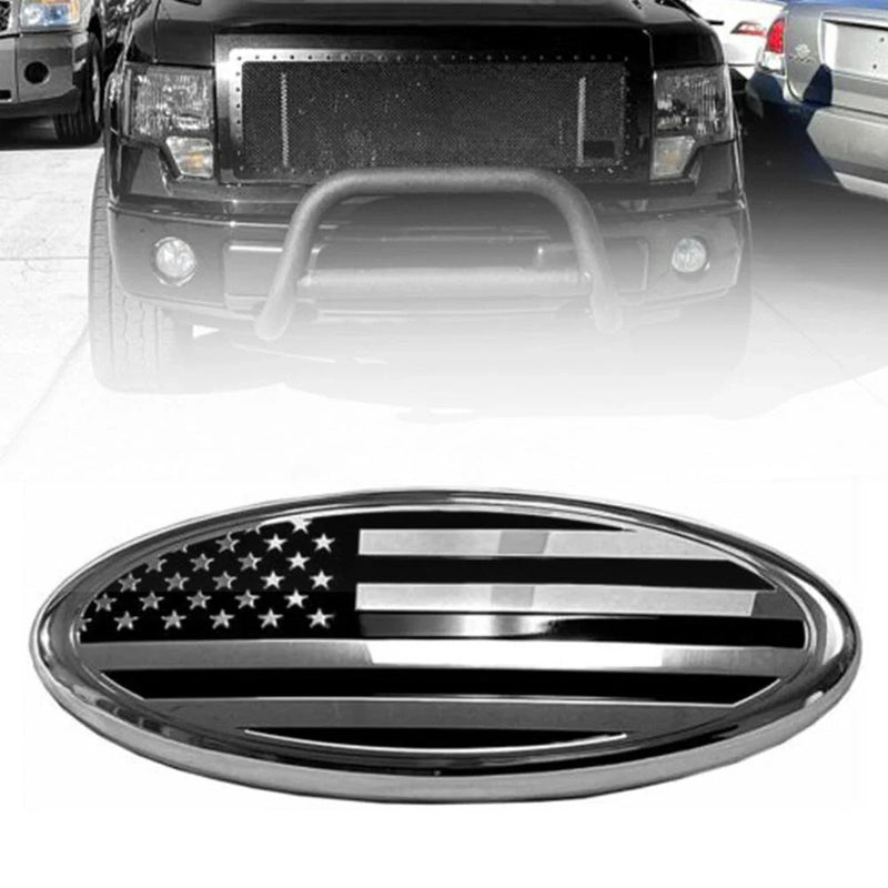 Ford F150 / F350 US Flag Oval Emblem Badge /239cm Front Grill Tailgate