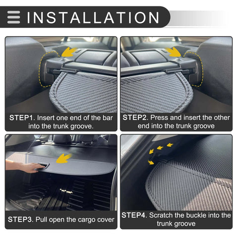 Ford Escape 2008-2012 Gloss Black Retractable Cargo Cover