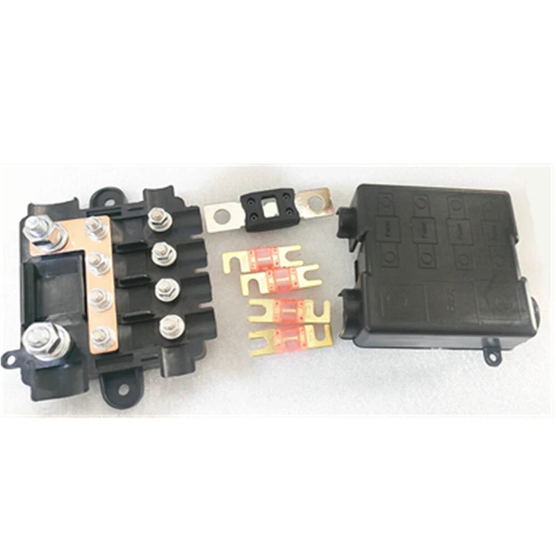 Car 5 Pole Bus Bar Fuse Holder with 1 x 300A & 4 x 50A Fuses