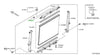 Nissan Navara D40 2 x Upper Radiator Mounting Rubbers (2005-2013)