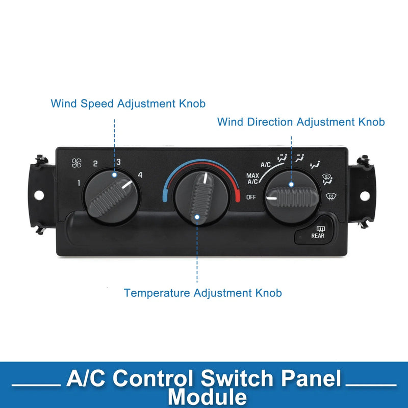 Chevrolet Blazer HVAC A/C Heater Climate Control Panel (1998-2005)
