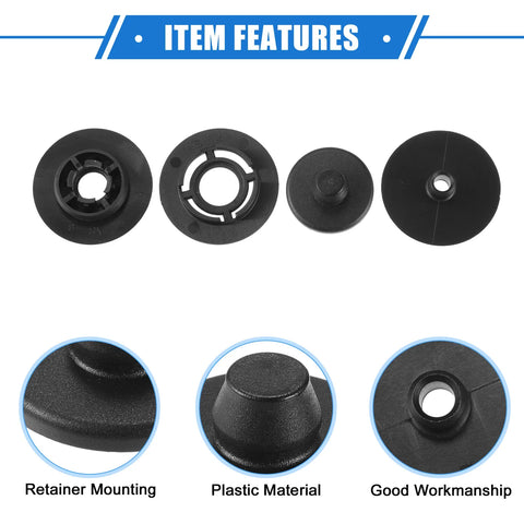 Volkswagen Audi Plastic Black 2 x Car Holder Retainers