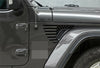 Jeep Wrangler JL / JT Gladiator Black Fender Vent Flag Sticker (2018-2020)