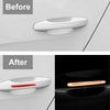 Universal Cars Carbon Fiber Door Handle Reflective Stickers