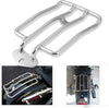 Harley Sportster XL 883 1200 Chrome Solo Seat Rear Fender Luggage Rack