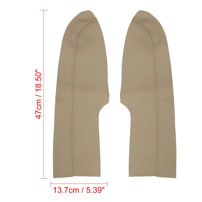 Honda Civic Sedan Front Door Panels Armrest Covers 2 x Beige (2006-2011)