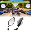 Make Model M10 / 1 Set / Rear View Mirrors Leaf Shape Silver Tone Iron Plastic