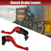 Kawasaki Red Pair Motorcycle Brake Clutch Levers Adjustable Folding CNC