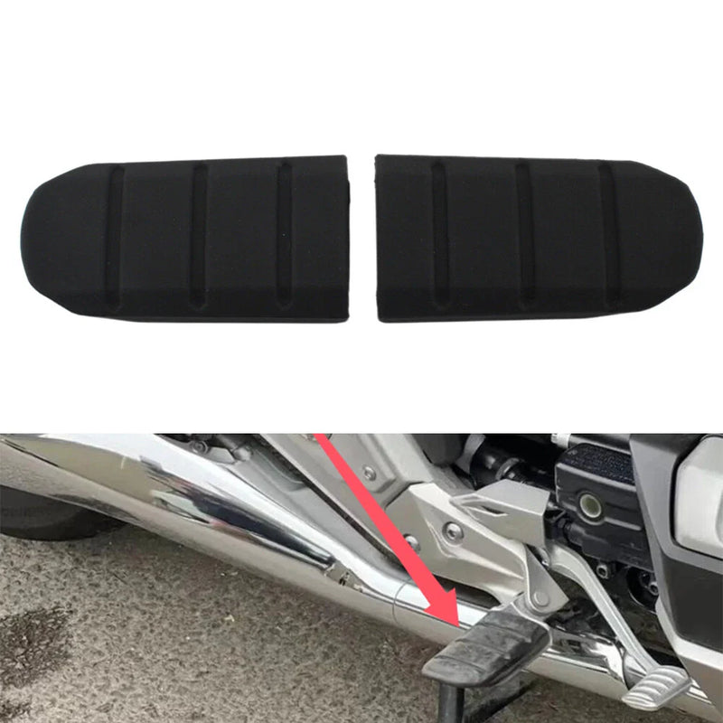 Honda Goldwing GL1800 Black Motor Front Footrest Pedals (2018-2024)