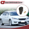 Honda Accord 2008-2012 Black Orange Leather Gear Shift Knob Cover