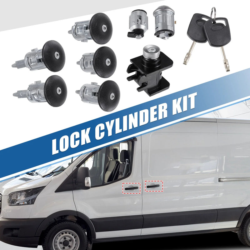 Ford Transit Connect Ignition Lock Cylinder Key Set (2002-2012)