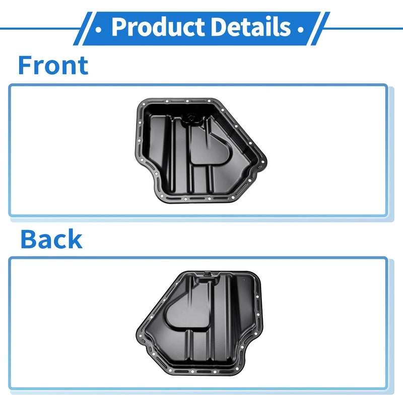 Dodge Grand Caravan (2011-2020) Iron Black Engine Oil Pan
