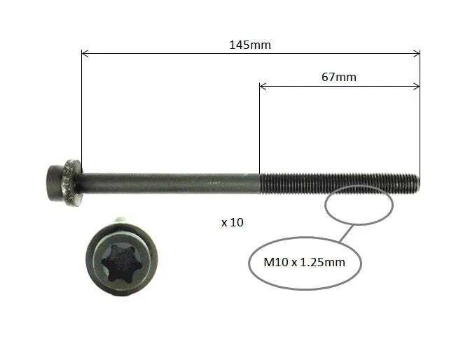 Mazda3 Head Gasket + Head Bolts / 2.0L/2.3L / Head Gasket + Head Bolts