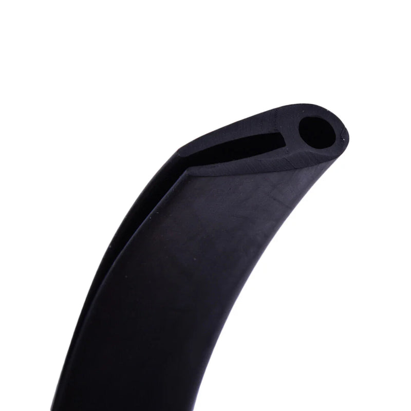 Car SUV Door Window Edge Weatherstrip Black 5M U-Style Rubber Seal Strip