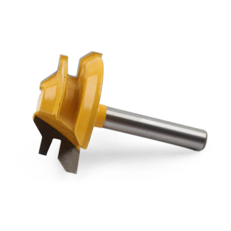 Woodworking Tool Lock Miter Router Bit 1/4'' Shank Tungsten 45°
