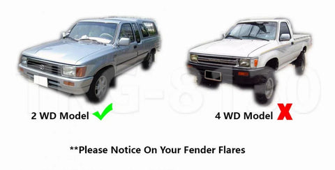 Toyota Hilux MK3 (2WD) Mud Flap (1992-1997)