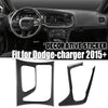 Dodge Charger Carbon Fiber Center Console Gear Shift Panel Cover (2015-2022)
