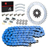 Yamaha Warrior YFM350X Front Rear Chain Drive Sprocket Kit (1989–2004)