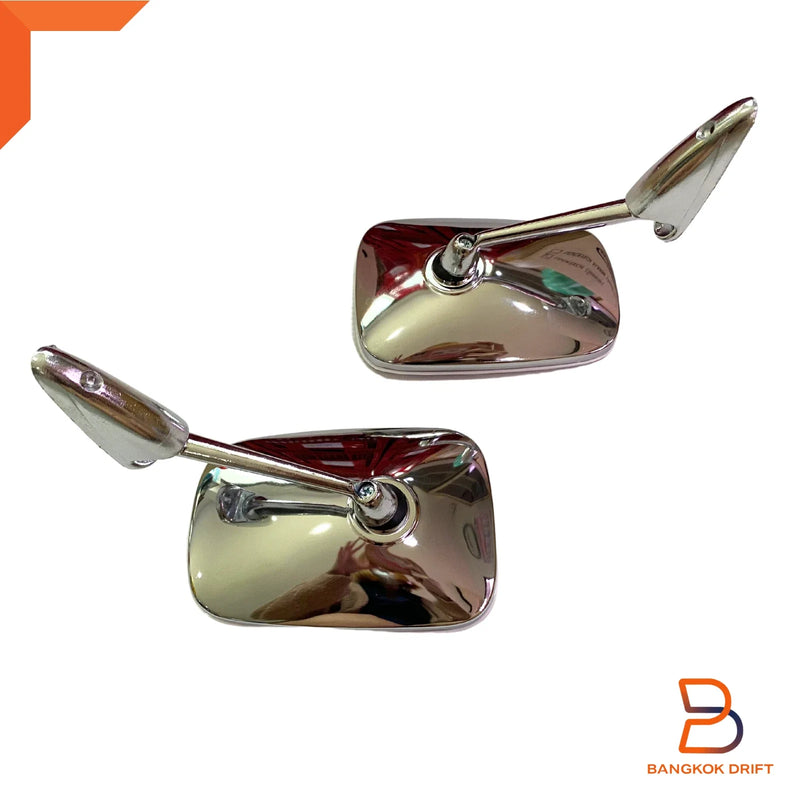 Ford F-100 F-Series Ranger Chrome Fender Door Wing Mirrors (1962-1972)