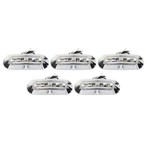 Truck Trailer Pickup 12V 24V 5 x 4 LED Side Clearance Marker Lights