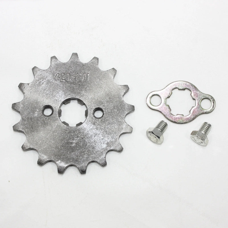 PIT TRAIL QUAD DIRT BIKE ATV BUGGY 17T 17mm Front Sprocket Cog