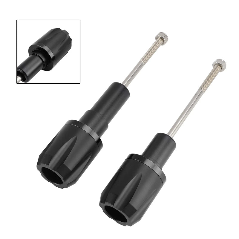 Kawasaki Ninja 650 Crash Slider Protector Aluminum Frame Black (2017-2023)