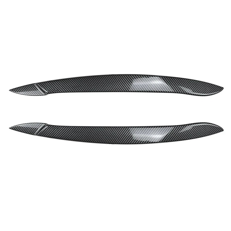 BMW X5 Carbon Style Add-On Headlight Eye Lid Eyebrow Trim Cover (2008–2013)