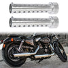 Motorcycle 2 x 35mm Exhaust Silencer Muffler Pipe