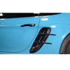 Porsche 718 Boxster Cayman 982 2017-18 Real Carbon Fiber Side Air Vent Trim
