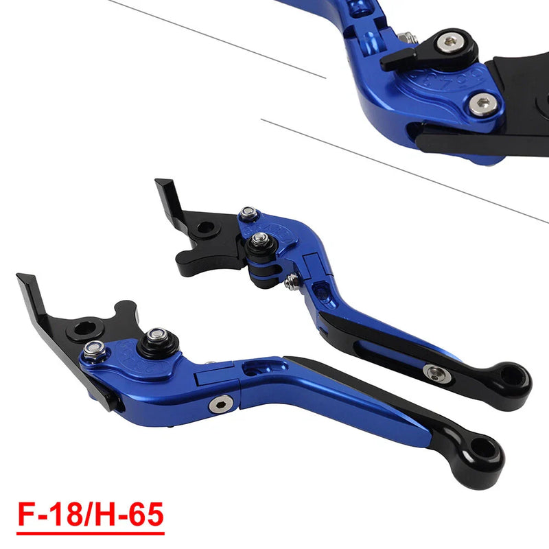 Honda CBR650R CB650R / F CNC Blue Extendable Brake Clutch Levers (14-23)