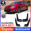 Toyota Corolla 4Pcs Mud Flaps Splash Guard Mudguard Fender (2014–2017)