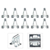 Universal Car Dashboards DVD / CD Panel Plate 10Pcs Metal Retainer Clip