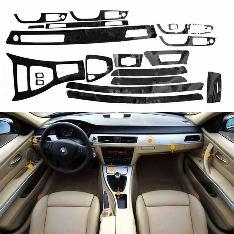 3 Series E90 Interior Glossy Black Package Decoration Decals (2005–2012)