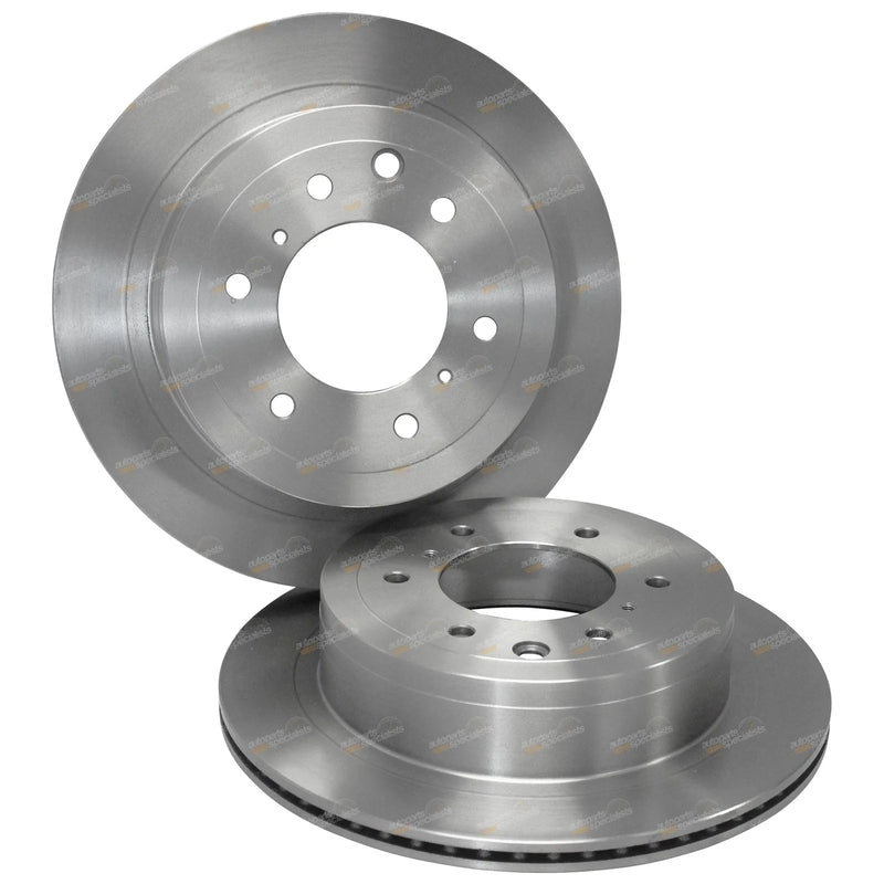 Mitsubishi Pajero NS NT NW NX Rear Disc Brake Rotors Pair (2006 - 2017)