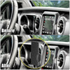 Jeep Wrangler JL JLU Gladiator JT Phone Holder Mount (2018-2023)