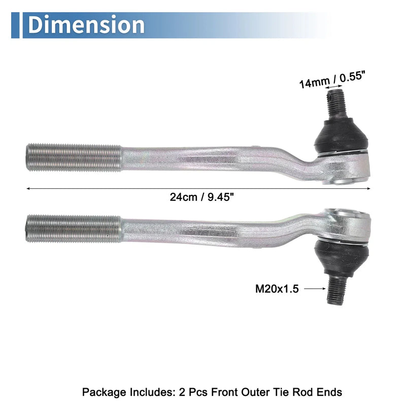 Toyota 4Runner Front Outer Tie Rod End Links (1996-2002)