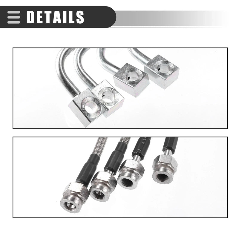 Jeep Wrangler JK Stainless Steel Brake Lines (2007-2018)