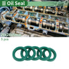 Make Model Oil Seal 5 Pcs Seal Ring Rotary Shaft TPU 20x28x5mm Green