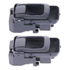 Nissan Navara Door Handle Inner Set of 4 Grey Left+Right (1997–2015)