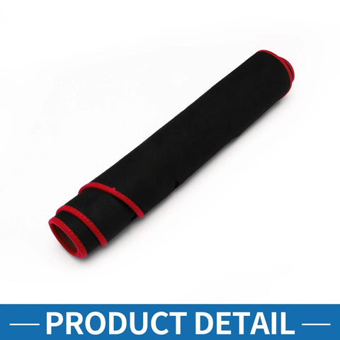 Ford Ranger 2024 Sun Protector Pad Black Red Dashboard Cover Mat