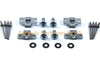 4 x Dzus Fasteners Argent Posi Dzus Fastener Quart De Tour Tête De Fourche 17Mm