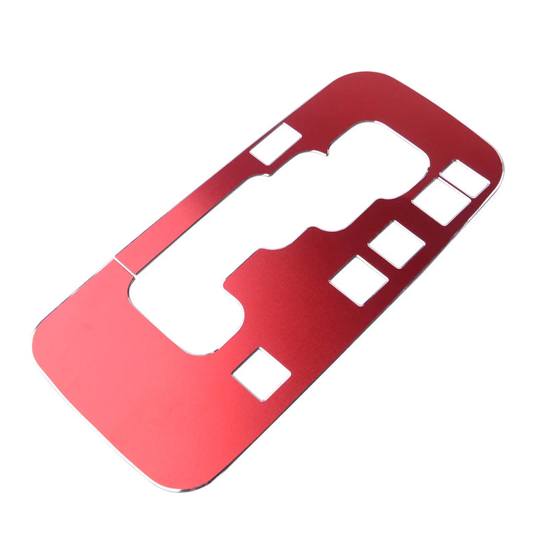 Jeep Wrangler JK Red Gear Shift Panel Cover Trim (2011-2017)