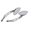 Harley Road Street Glide Sportster Dyna Softail Chrome Rear-View Mirrors (2006-2023)