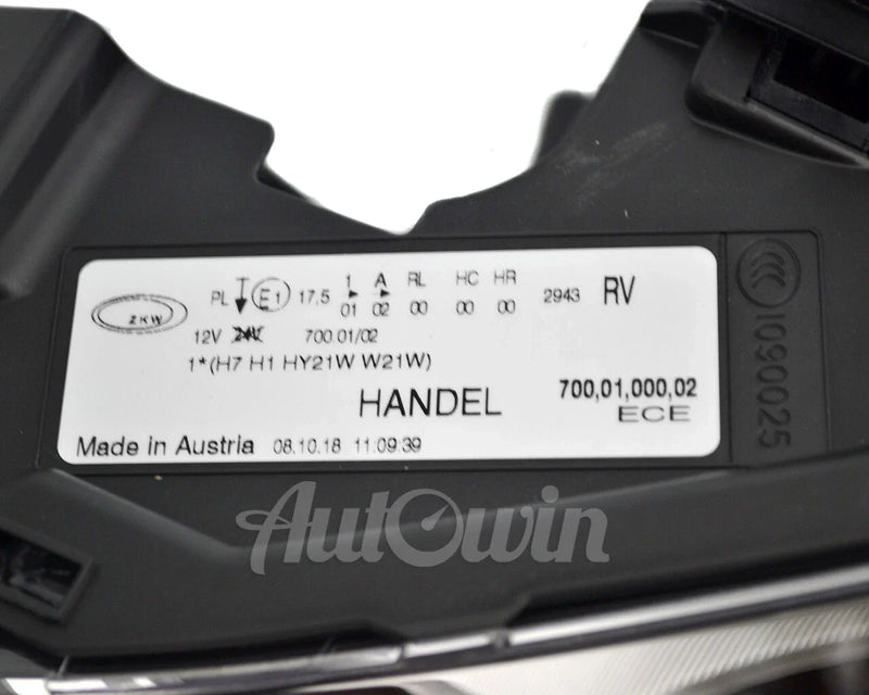 Audi A1 2010-2015 Genuine OEM 2 x 8X0941003 Halogen Headlight Left Side