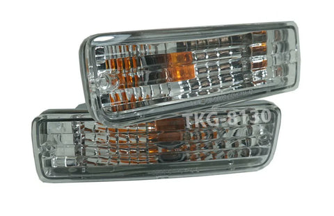 Toyota Hilux MK3 LN85 LN105 YN106 3 x Front Bumper Light Lamps (1988-1997)