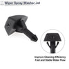 Volvo 6 x Windshield Washer Nozzles & Hose Connectors
