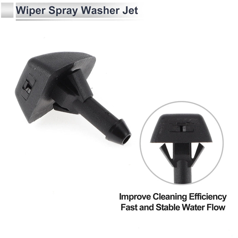 Volvo 6 x Windshield Washer Nozzles & Hose Connectors